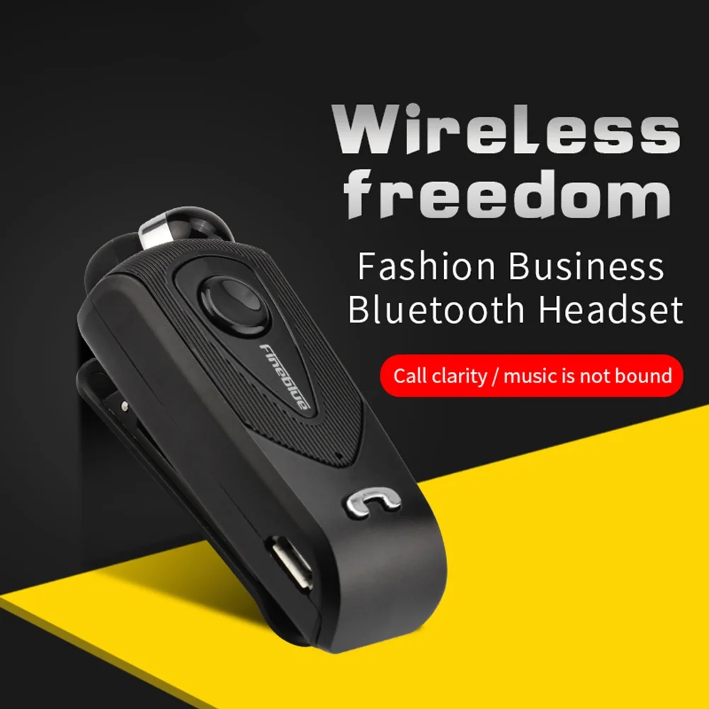 F930 Business Bluetooth Headset with Retractable Clip Design - Image 2