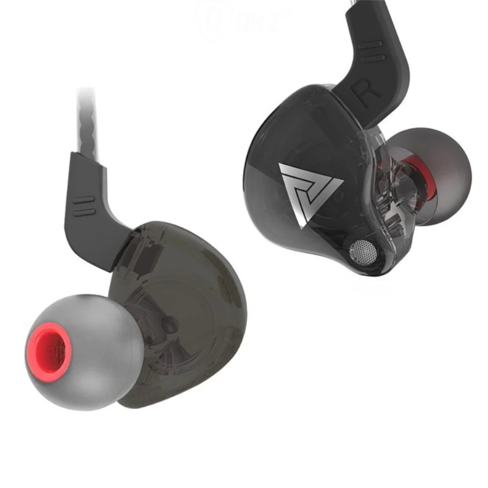 QKZ AK6 Hi-Fi Wired Earphones - 3.5mm In-Ear Headphones with Copper Driver